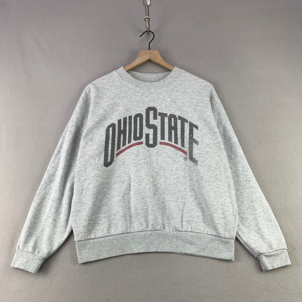 Ohio State Gray Crewneck Sweatshirt